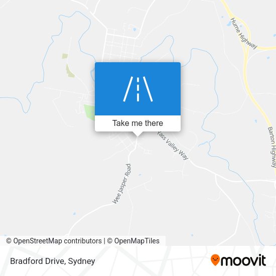 Bradford Drive map