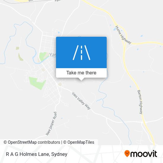 R A G Holmes Lane map