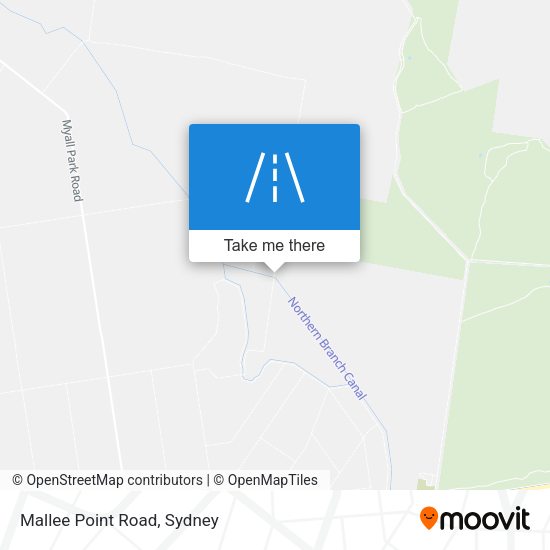 Mallee Point Road map