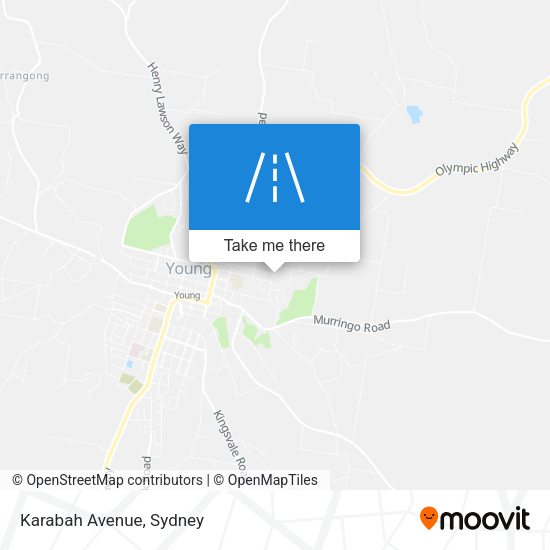 Karabah Avenue map