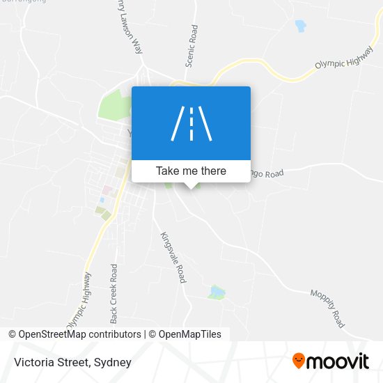 Victoria Street map