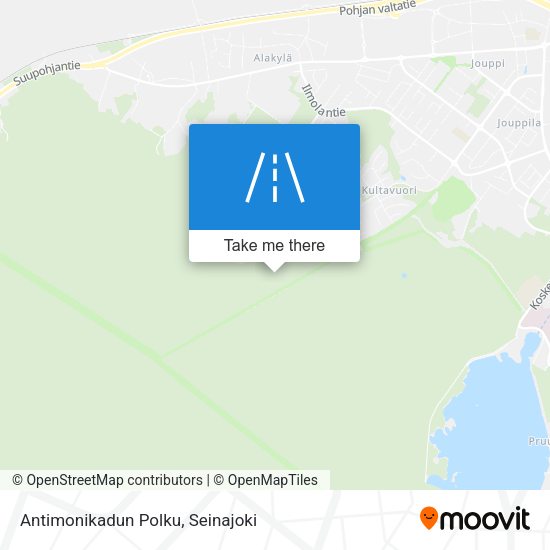 Antimonikadun Polku map