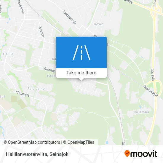 Hallilanvuorenviita map