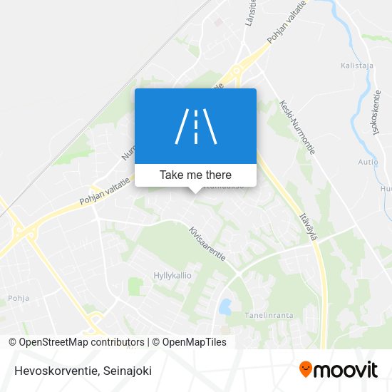 Hevoskorventie map