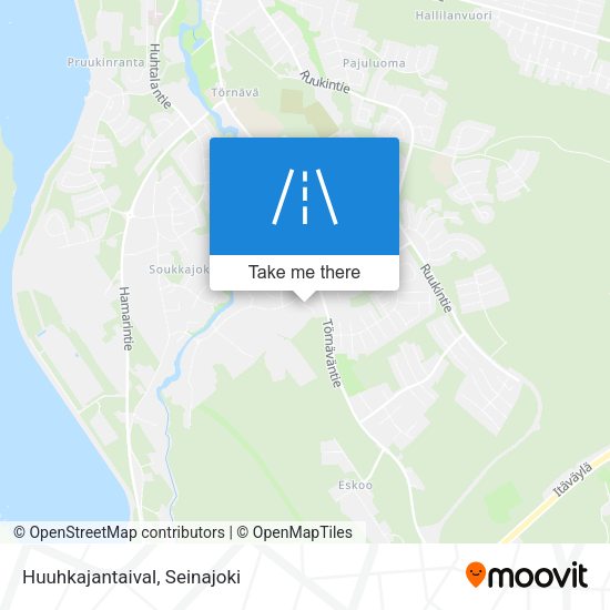 Huuhkajantaival map