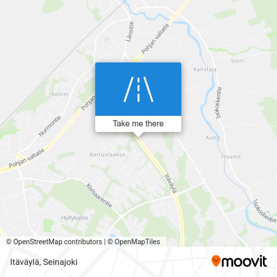 Itäväylä map