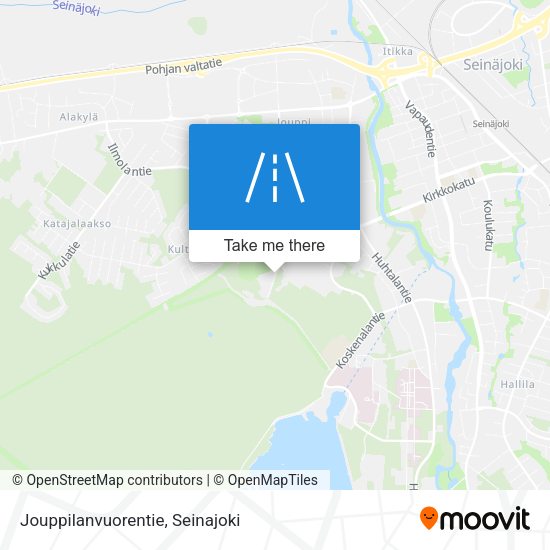 Jouppilanvuorentie map