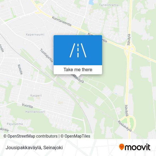 Jousipakkaväylä map