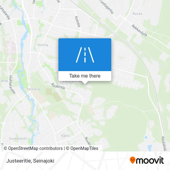 Justeeritie map