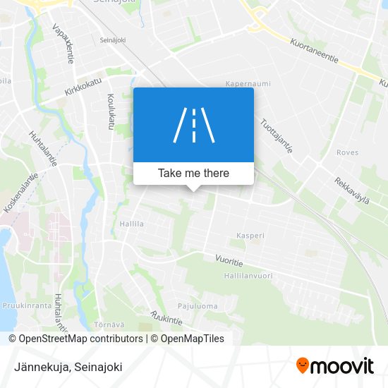 Jännekuja map