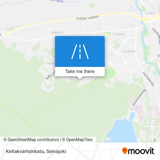 Keltakvartsinkatu map