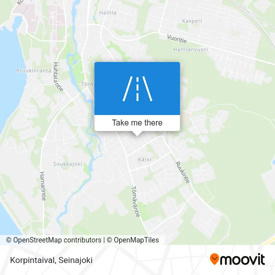 Korpintaival map
