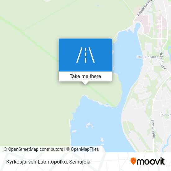 Kyrkösjärven Luontopolku map
