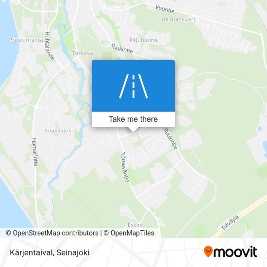 Kärjentaival map