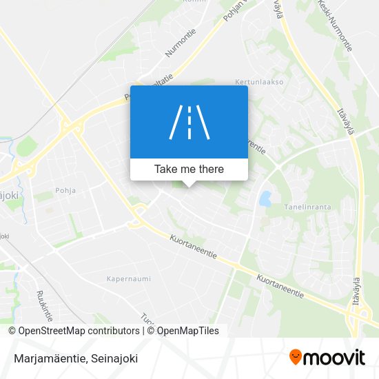 Marjamäentie map