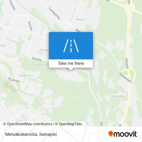 Metsäkukanviita map