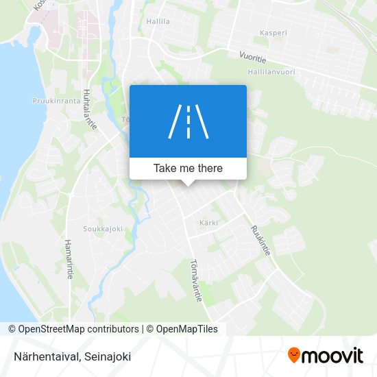 Närhentaival map