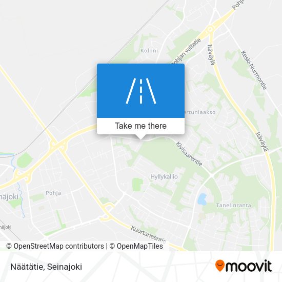 Näätätie map
