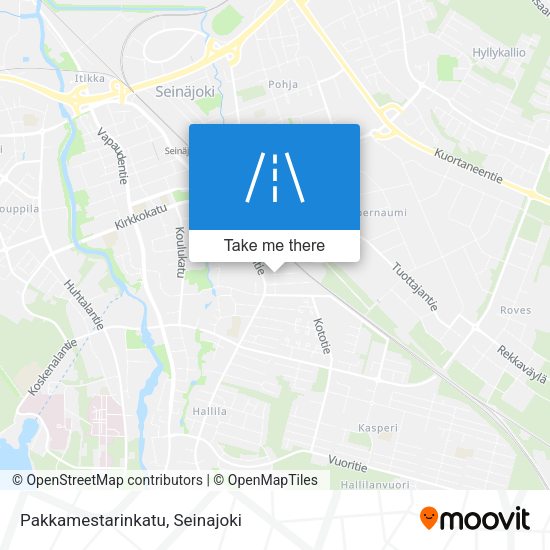 Pakkamestarinkatu map