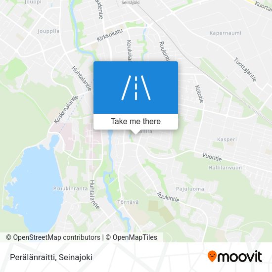 Perälänraitti map