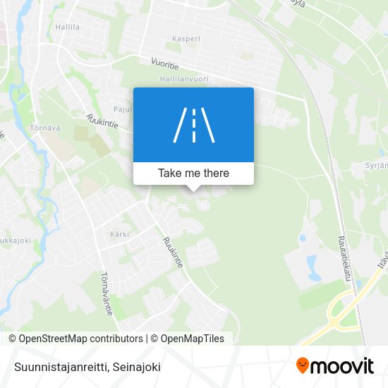 Suunnistajanreitti map