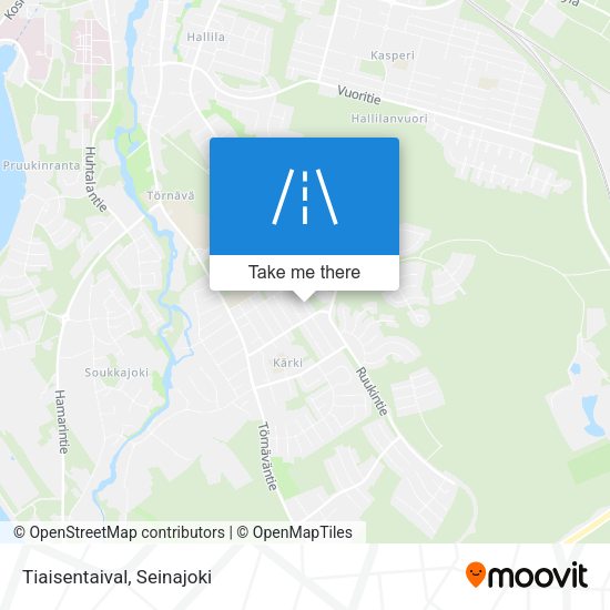 Tiaisentaival map