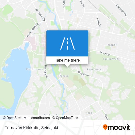Törnävän Kirkkotie map