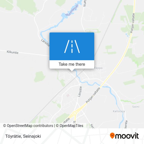 Töyrätie map