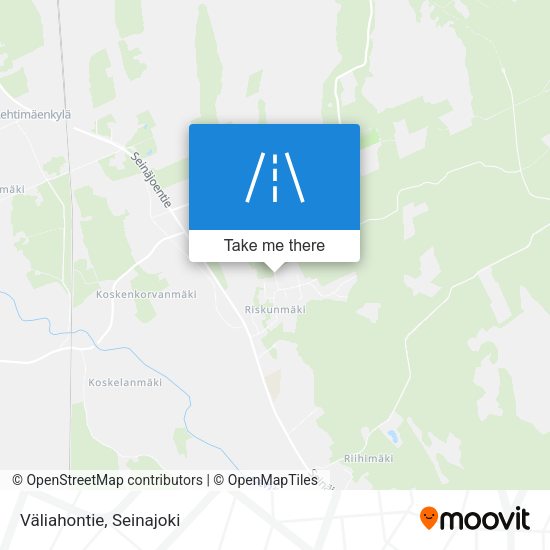 Väliahontie map