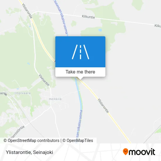 Ylistarontie map