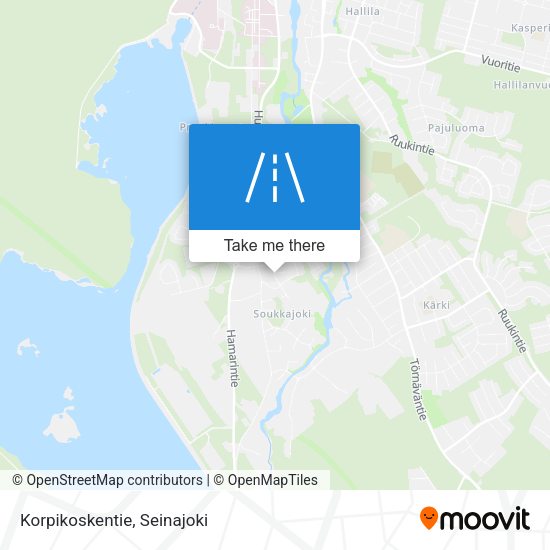 Korpikoskentie map