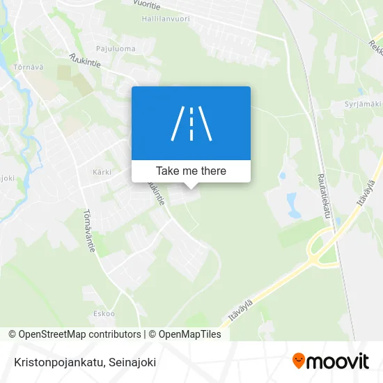 Kristonpoika Street map