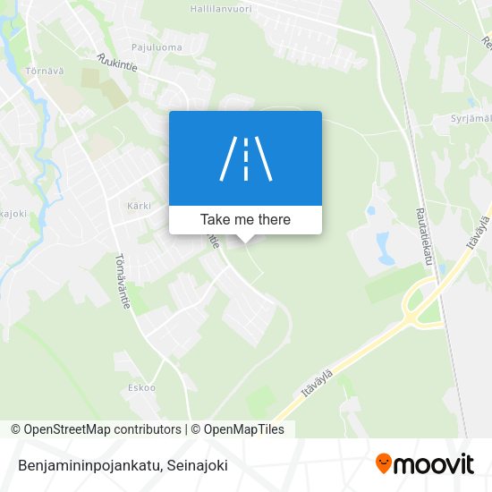 Benjamininpojankatu map