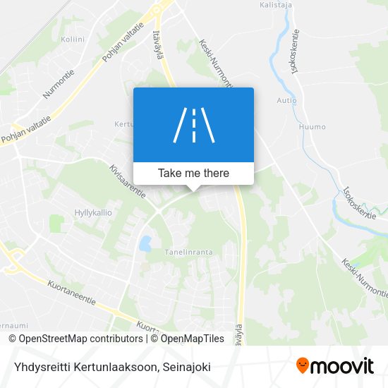 Yhdysreitti Kertunlaaksoon map