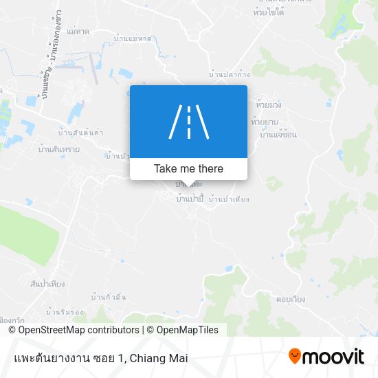 แพะต้นยางงาน ซอย 1 map