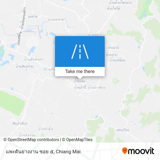 แพะต้นยางงาน ซอย ๕ map