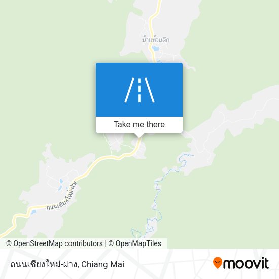 ถนนเชียงใหม่-ฝาง map