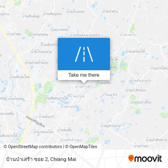 บ้านป่าเสร้า ซอย 2 map