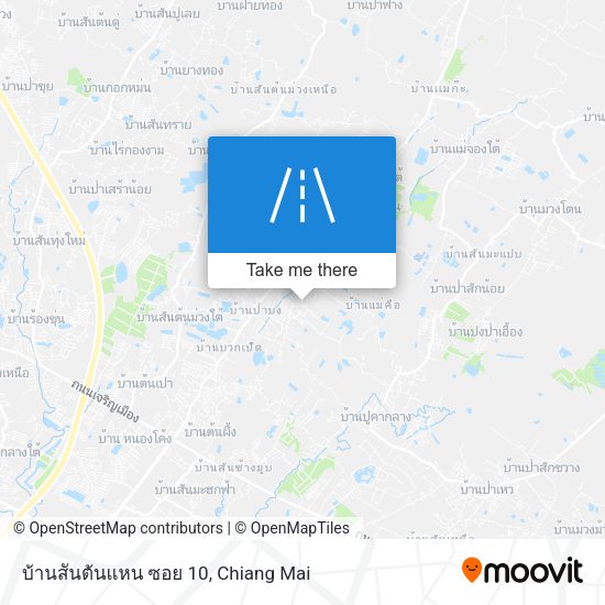 บ้านสันต้นแหน ซอย 10 map