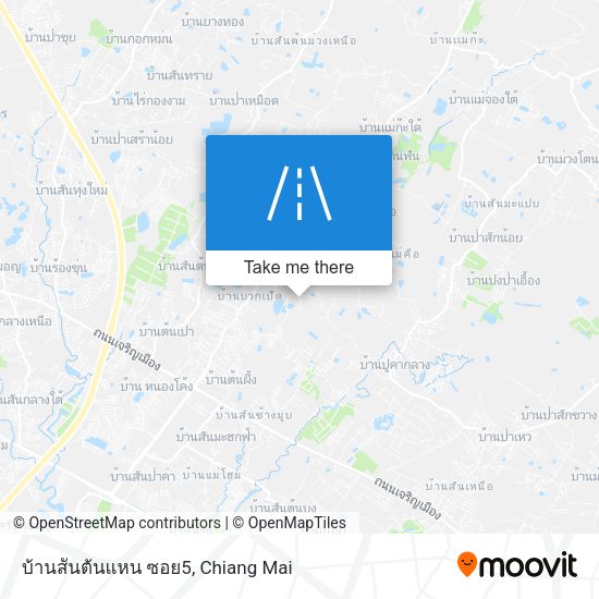 บ้านสันต้นแหน ซอย5 map