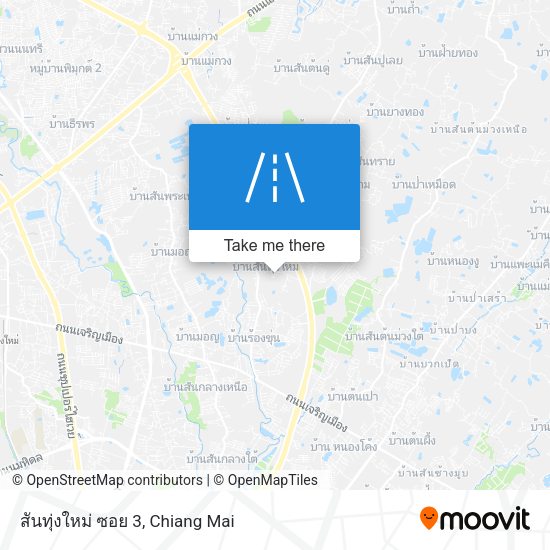 สันทุ่งใหม่ ซอย 3 map