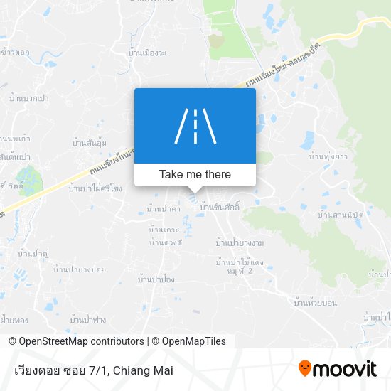 เวียงดอย ซอย 7/1 map