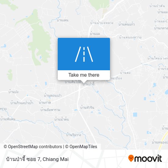 บ้านป่าจี้ ซอย 7 map