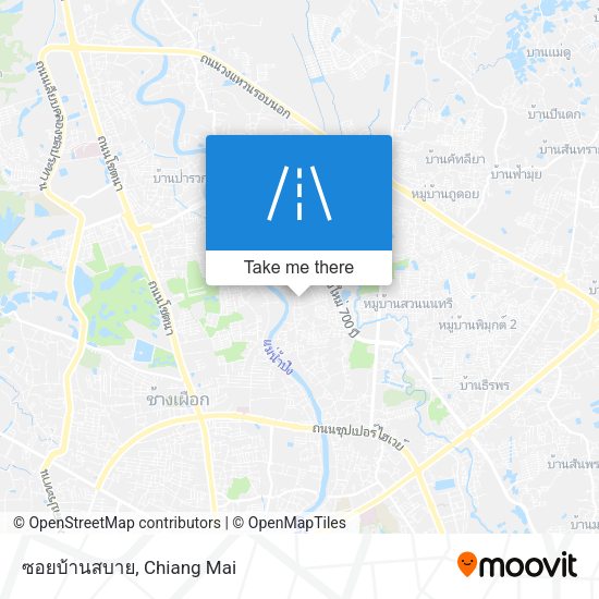 ซอยบ้านสบาย map