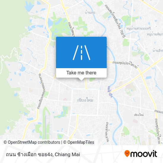ถนน ช้างเผือก ซอย4ง map