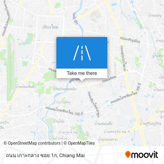 ถนน เกาะกลาง ซอย 1ก map