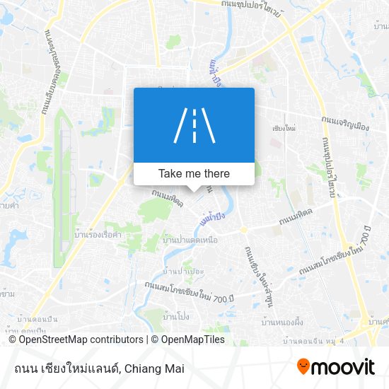 ถนน เชียงใหม่แลนด์ map