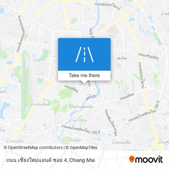 ถนน เชียงใหม่แลนด์ ซอย 4 map