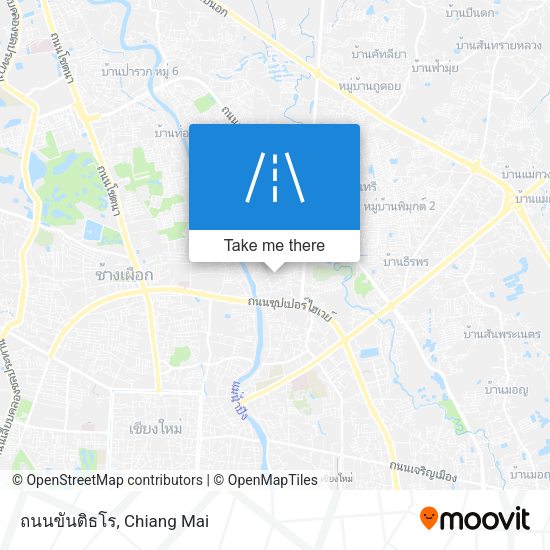 ถนนขันติธโร map