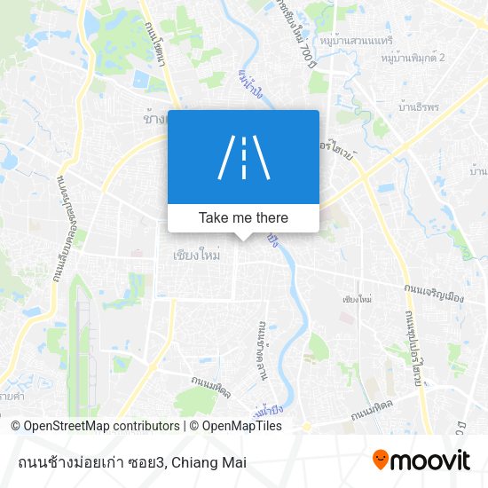 ถนนช้างม่อยเก่า ซอย3 map